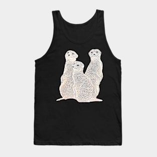 Funny Meerkat - Mongoose - in Africa Tank Top